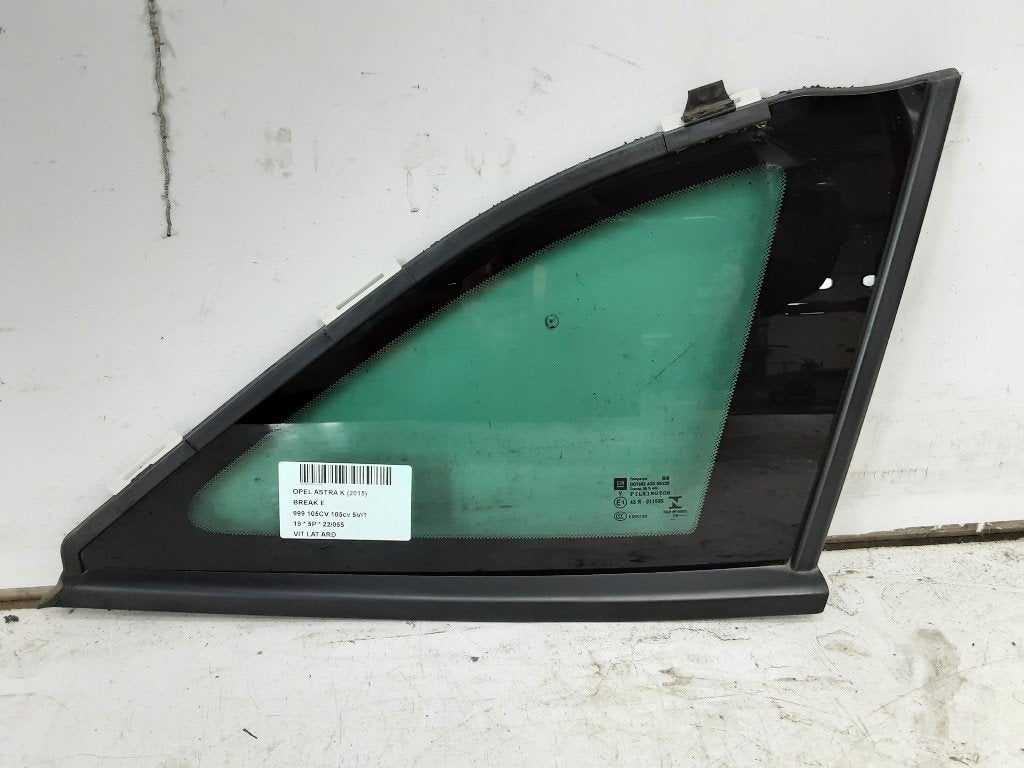 VITRE LATERALE ARRIÈRE DROIT Opel Astra K Sports Tourer, Utilisé, Opel