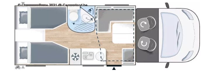 Chausson Nordic Edition 627 | 170 PK | 5 Slaapplaatsen, Caravans en Kamperen, Automaat, Chemisch toilet, Ford, 6 tot 7 meter