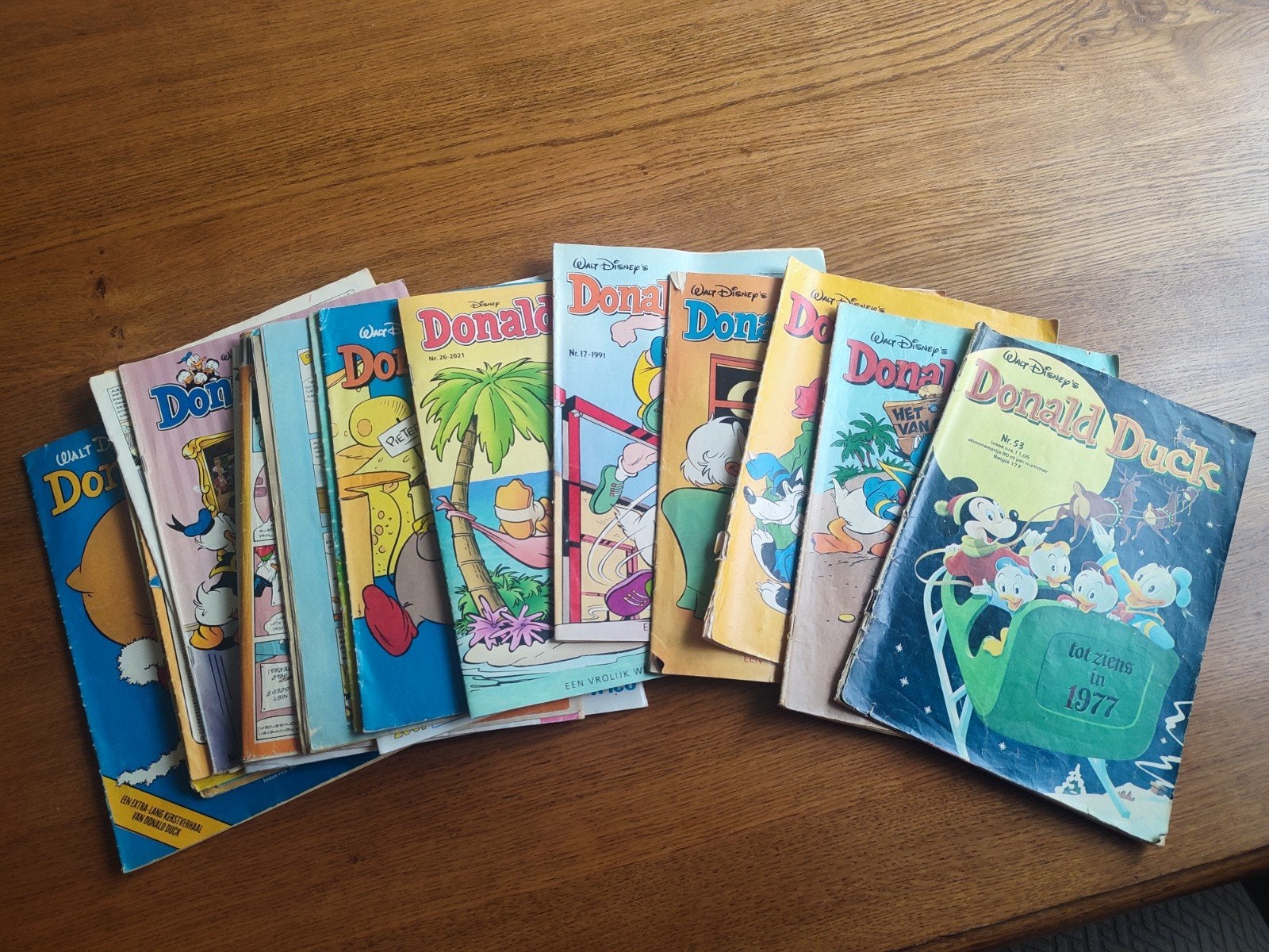 Bananendoos vol Donald Duck s, Enlèvement, Utilisé
