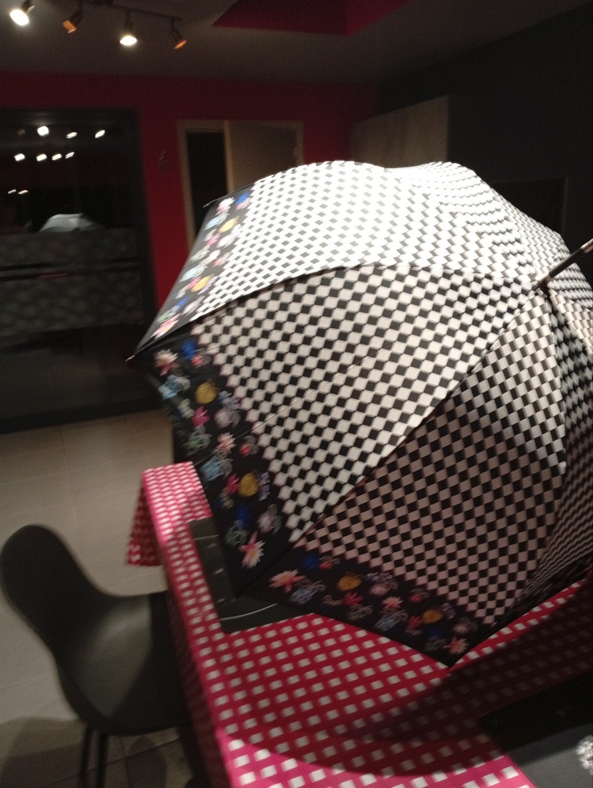 Parapluie "maison perletti", Blanc