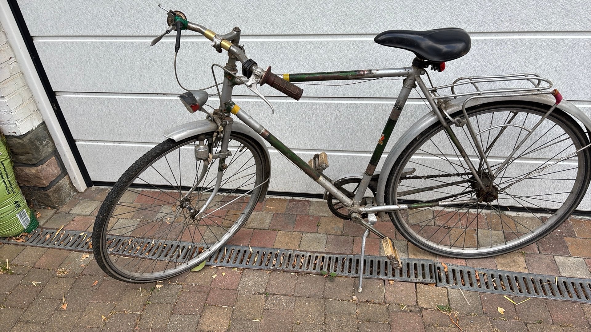 Oude herenfiets, Ophalen, Gebruikt, Versnellingen