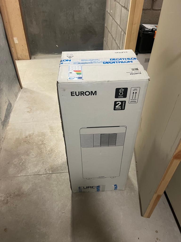 Mobiele airco Eurom 9000, Elektronische apparatuur, Airco's, Ophalen, Zo goed als nieuw, Mobiele airco