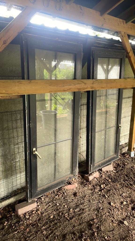 Raam pvc, Doe-het-zelf en Bouw, Glas en Ramen, Ophalen, Gevelraam of Ruit, Gebruikt, Minder dan 80 cm