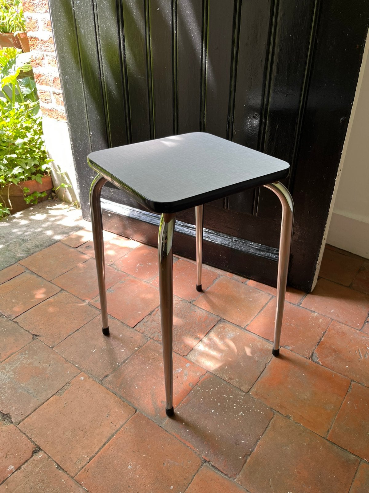 RETRO VINTAGE KRUKJE KRUK NOVALUX FORMICA ZGSTAAT, Enlèvement ou Envoi