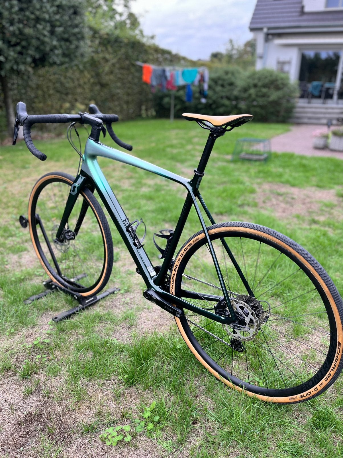 Gravelbike Scott Addict carbon maat 58, Fietsen en Brommers, Carbon, Heren, Zo goed als nieuw, 57 tot 61 cm