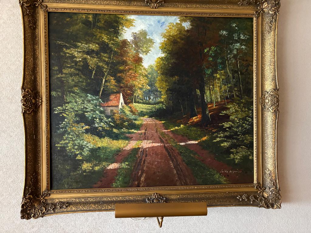 Landschapsschilderij, Ophalen