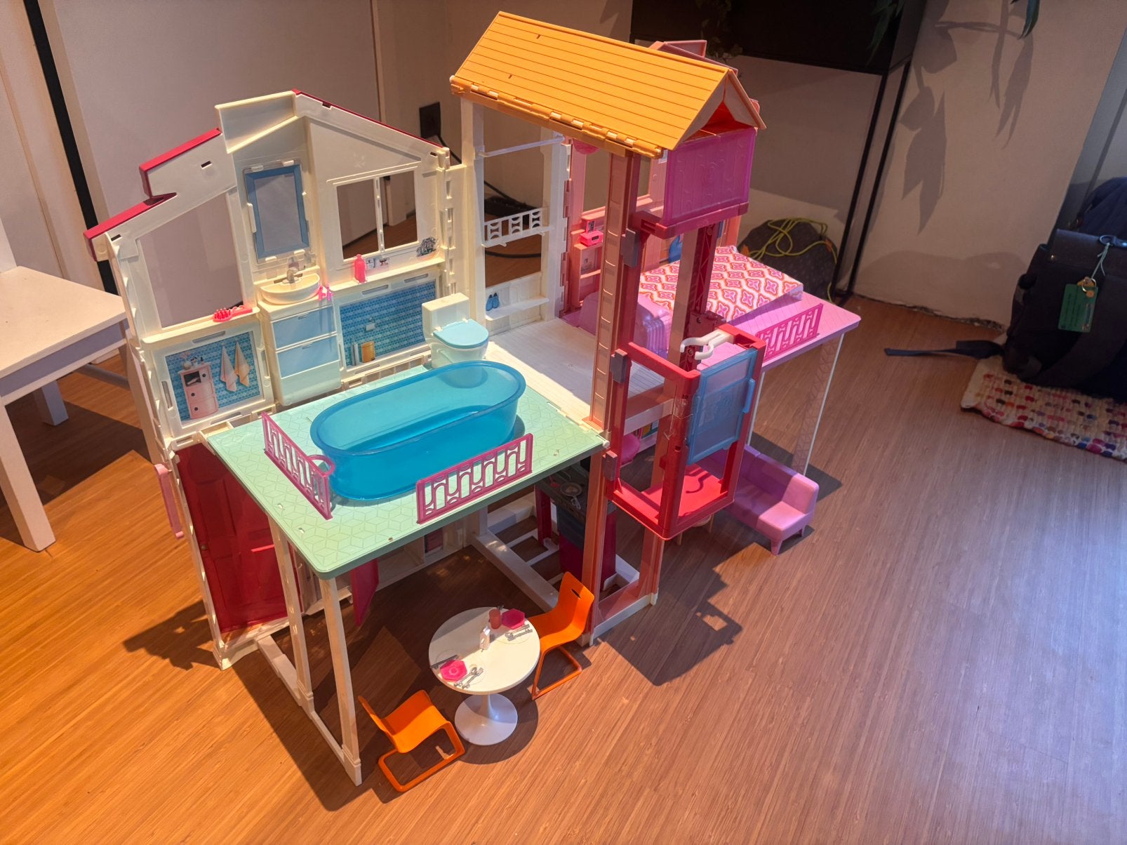 Barbie malibu huis, Ophalen, Gebruikt