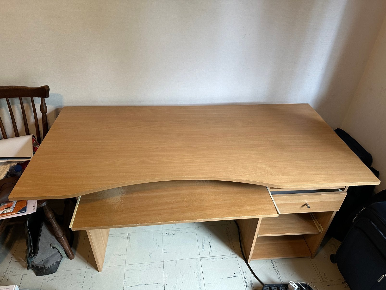 Bureau pour ordinateur, 72 cm, Bureau d'ordinateur, Avec tiroirs, Enlèvement