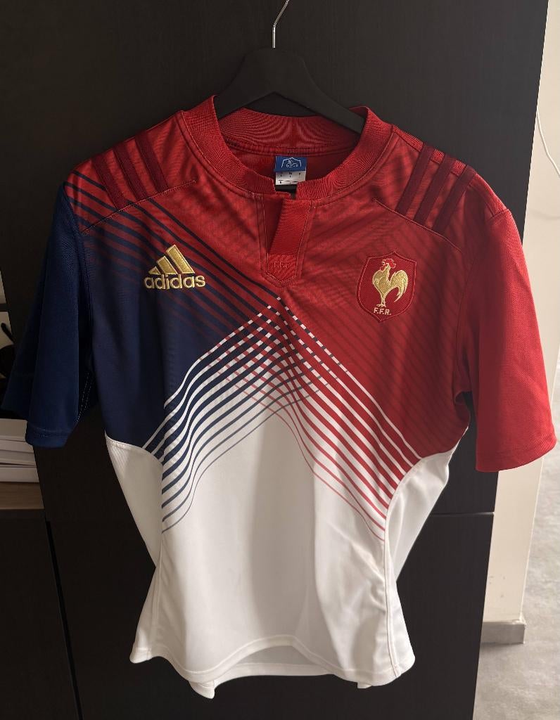 Official Jersey France Rugby Adidas, Sport en Fitness, Rugby, Ophalen of Verzenden, Nieuw, Kleding