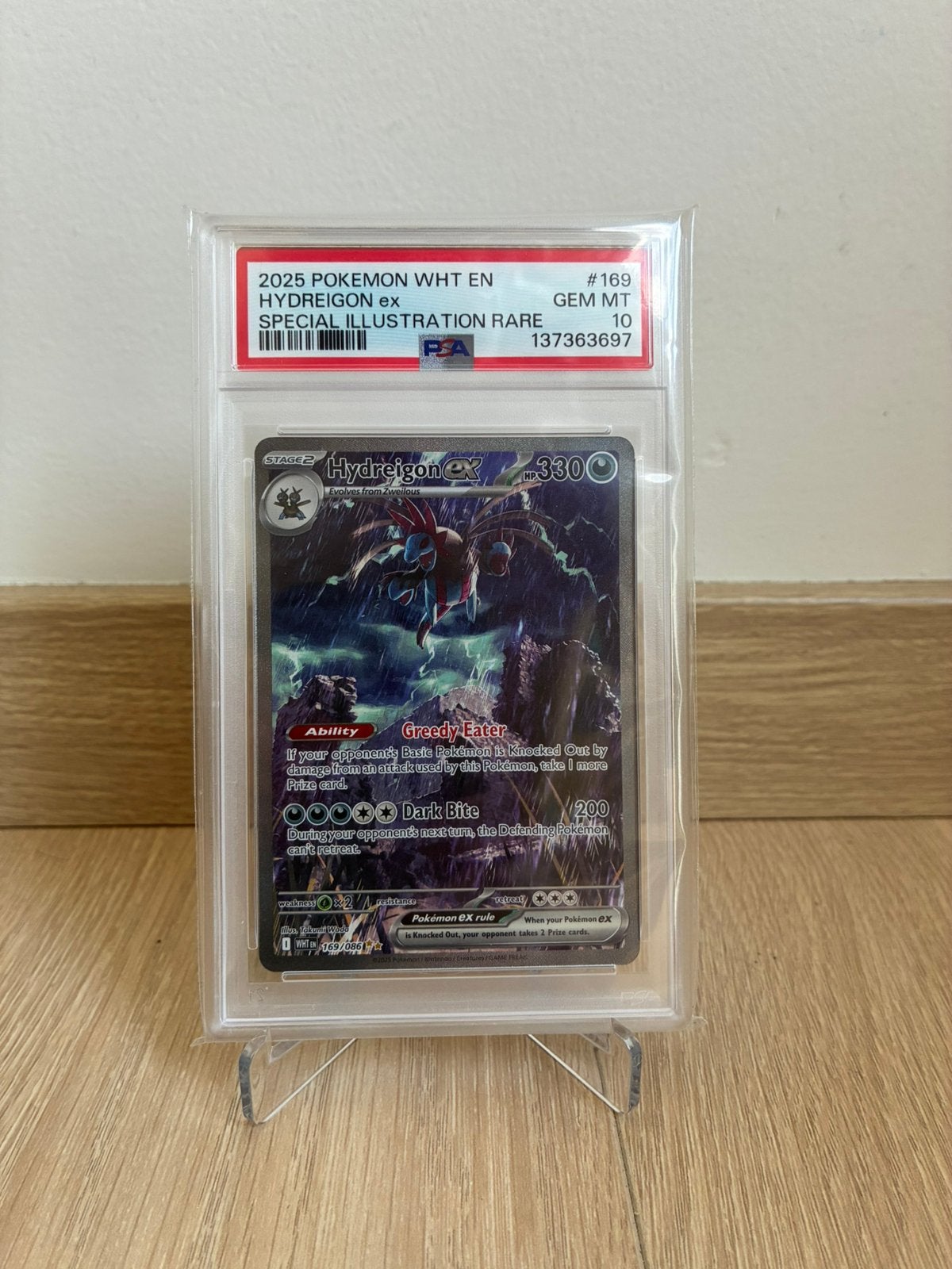 Pokémon Hydreigon ex PSA10, Ophalen of Verzenden, Nieuw