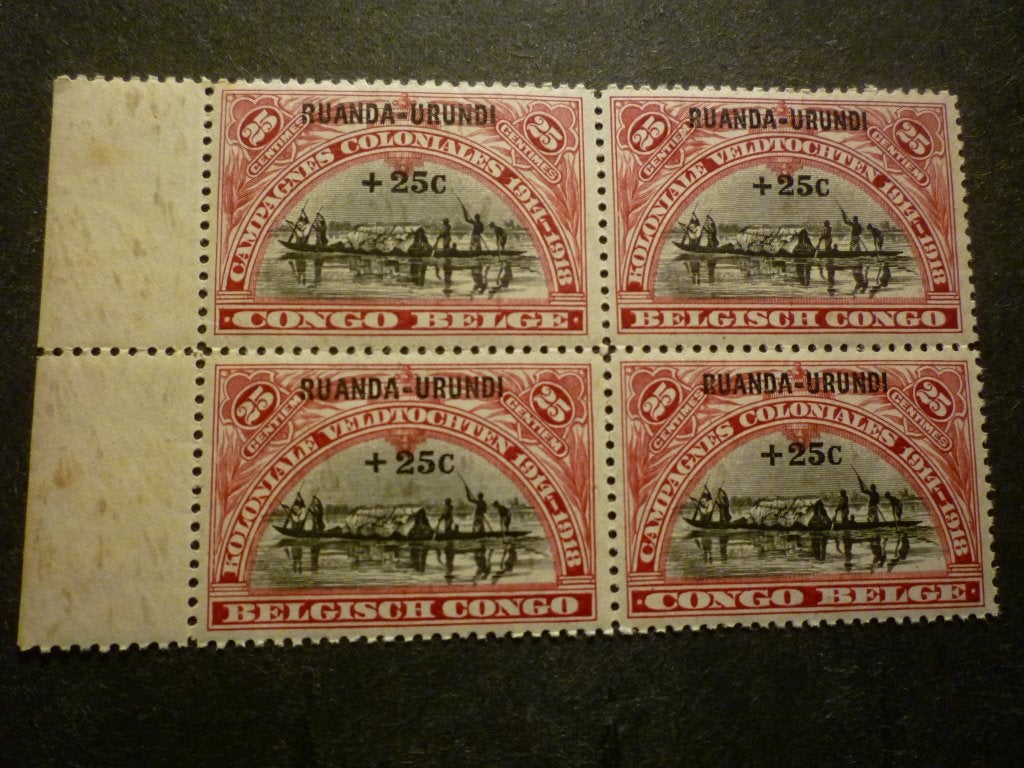 Ruanda-Urundi 1925 Mi RW-U 21/22** Postfris/Neuf (2X), Envoi
