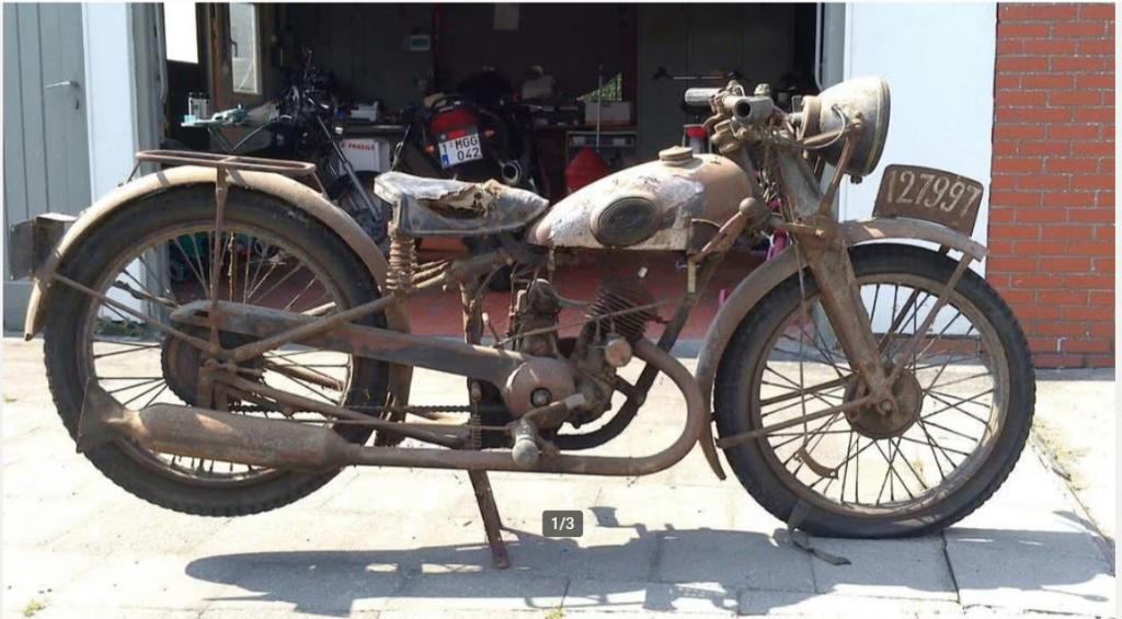 Sarolea UL33 - 175cc 2T met origineel spatscherm, Motoren, Motoren | Oldtimers, Ophalen