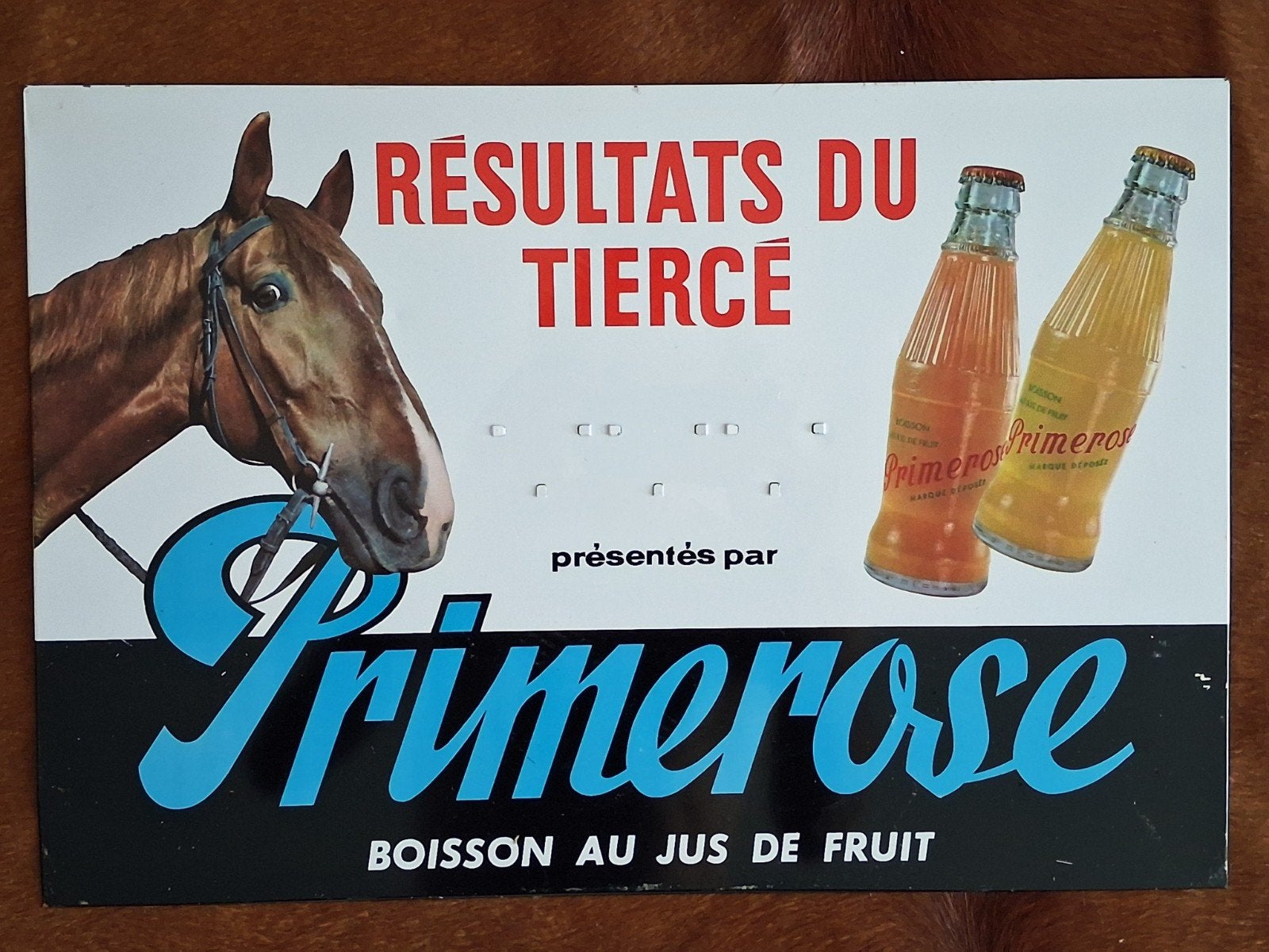 Enseigne publicitaire décorative limonade PRIMEROSE, Collections, Marques & Objets publicitaires, Enlèvement ou Envoi, Panneau publicitaire