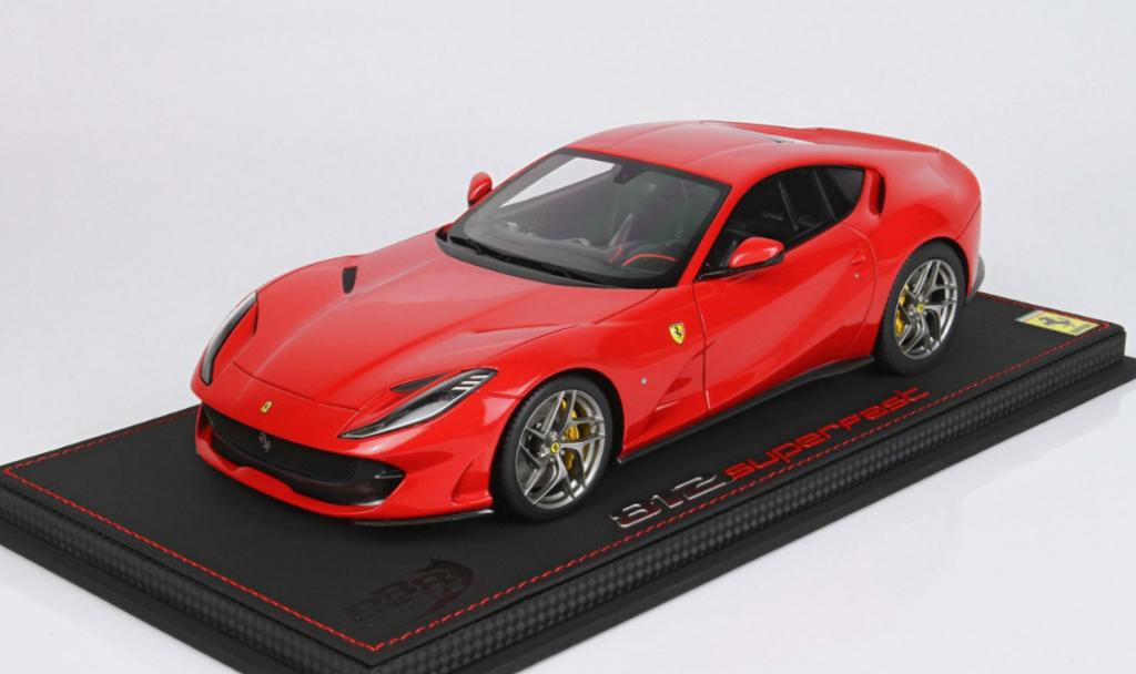 Ferrari 812 Superfast 1/18 BBR diplay+ovp, Ophalen of Verzenden