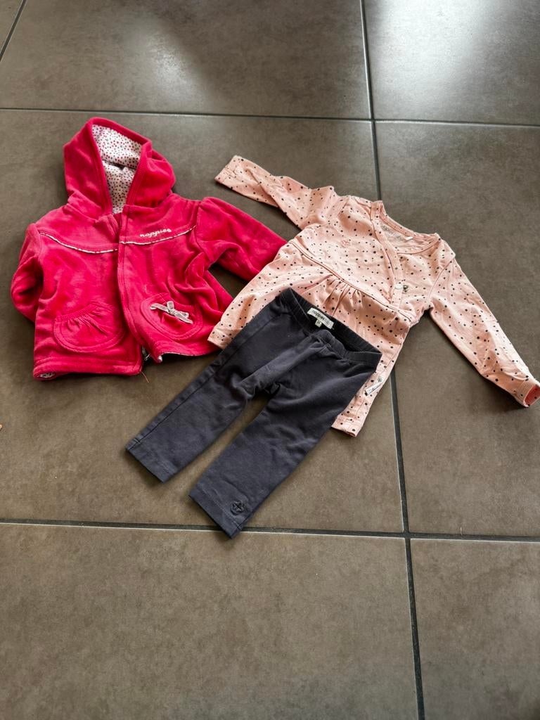 Pakket babykleding Noppies maat 56, Ophalen of Verzenden, Zo goed als nieuw, Jasje