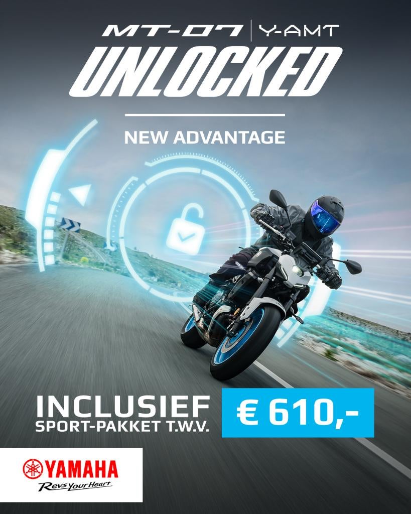Yamaha MT07 Y-AMT Promo, Motoren, 700 cc, 2 cilinders, Bedrijf, Traction Control