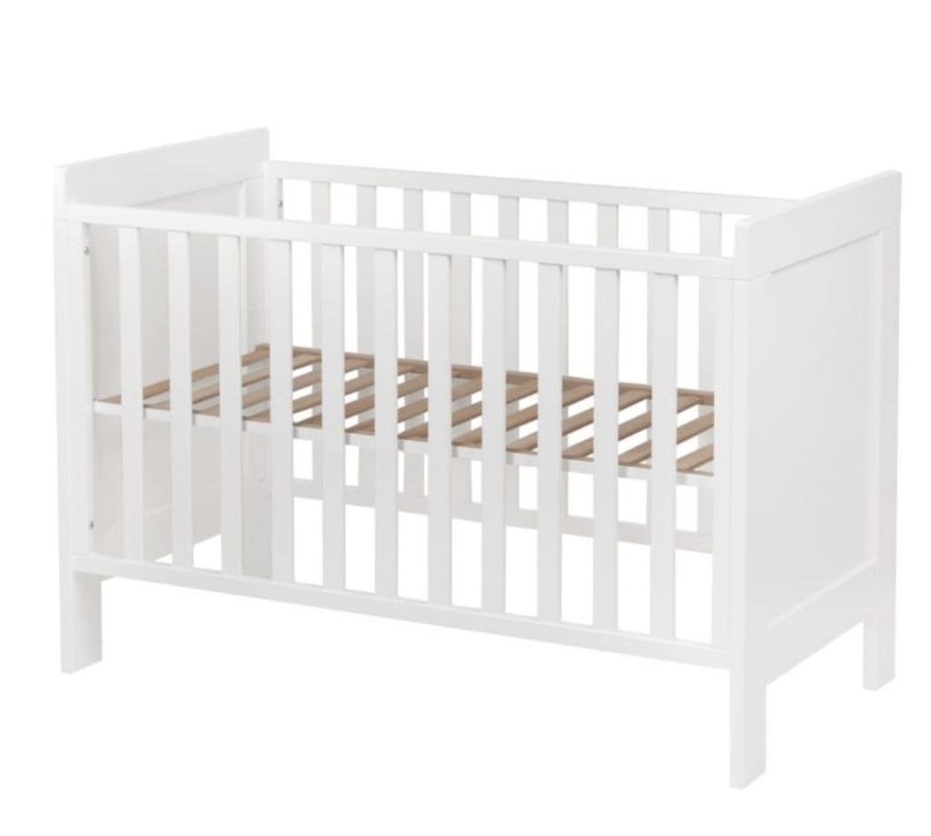 Kinderbedje te koop, Sommier à lattes, 70 à 85 cm, Enlèvement, Utilisé