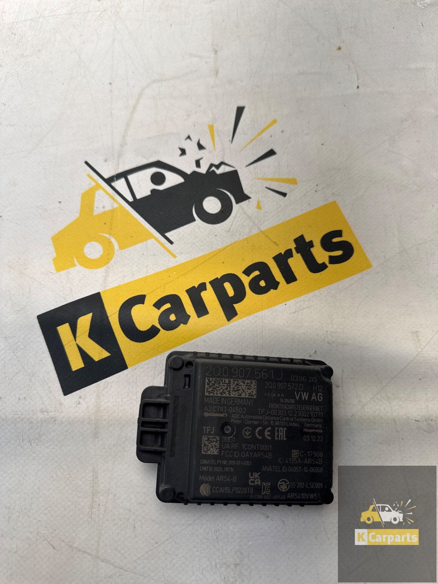Radar Sensor ACC VW POLO Origineel 2Q0907561J, Info@fabrikant.eu, Fabrikant BV, Gebruikt, Fabrikantstraat 1
1000 AA  Amsterdam, NL
