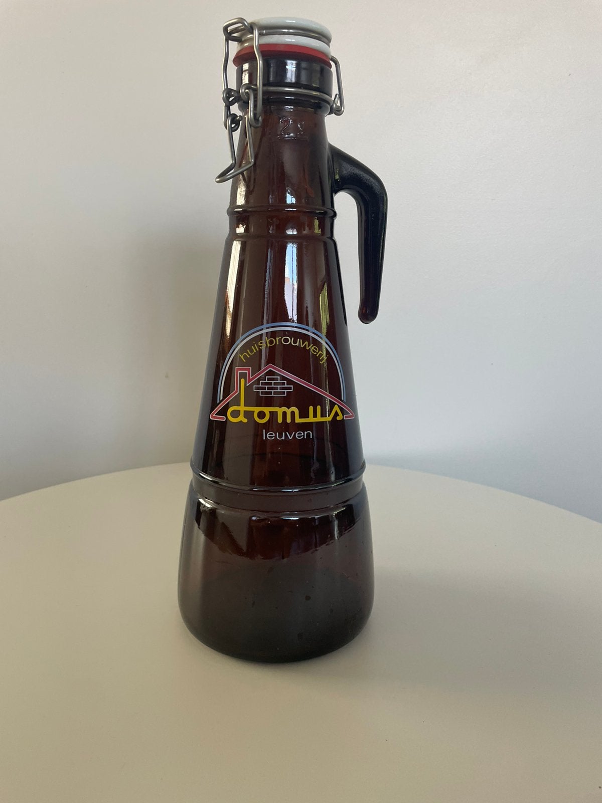 Grote bierfles Domus Leuven, Verzamelen, Ophalen, Zo goed als nieuw