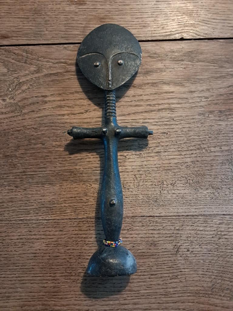 Beeldje Ashanti, Ophalen of Verzenden, 20 - 50 cm, Beeld, Bruin