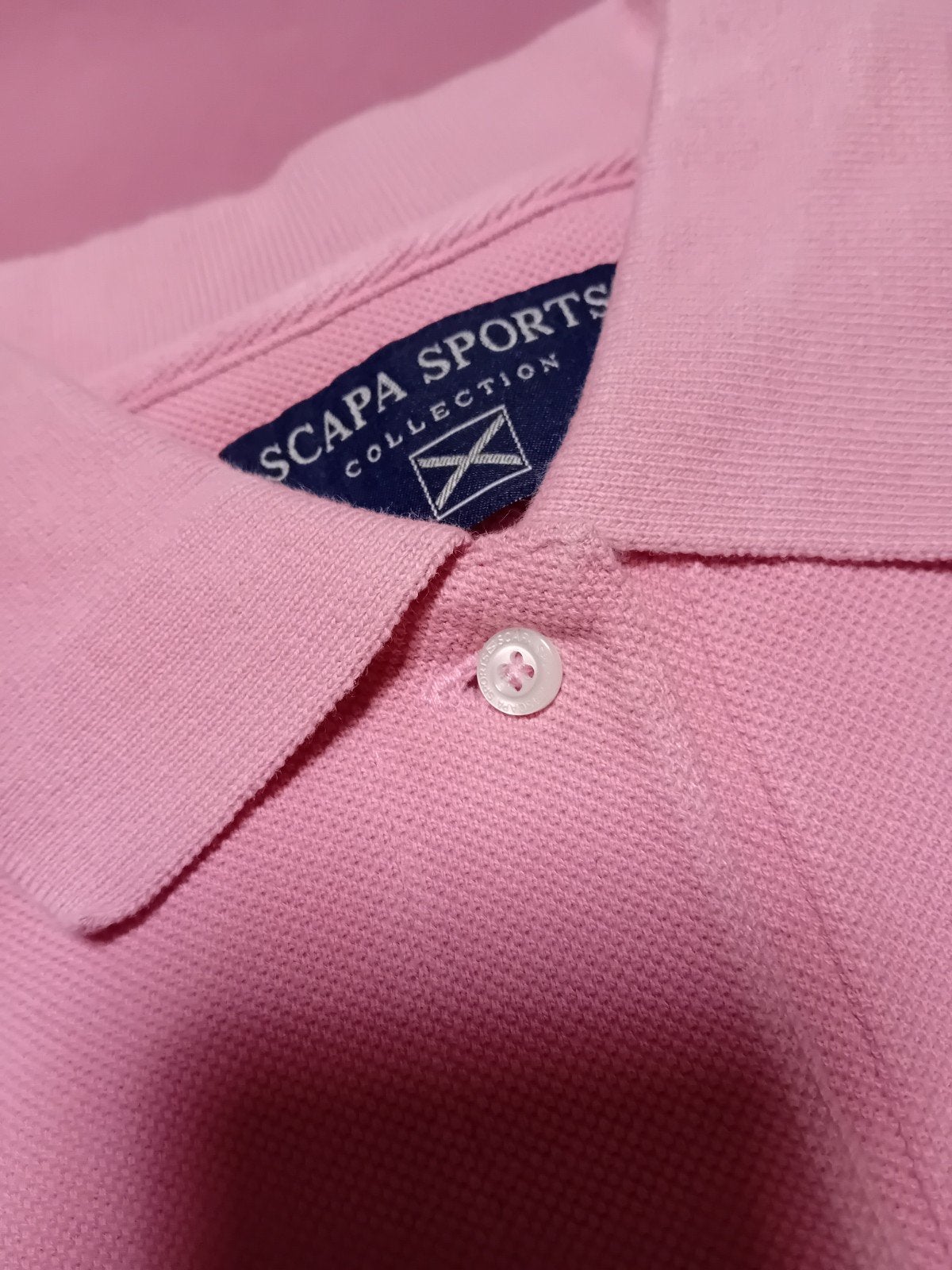 Polo à manches longues Scapa Sports, couleur rose, taille 16, Enlèvement ou Envoi