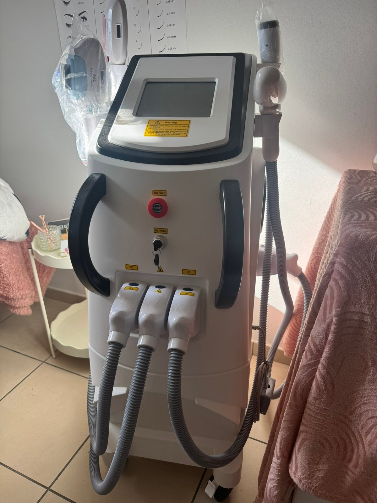 4 in 1 lasertoestel, Ophalen