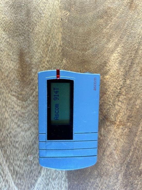 ☎️ Ascom TeleCare H914T Pager 39.500MhZ H914 ☎️, Enlèvement ou Envoi, Reconditionné, 1 combiné