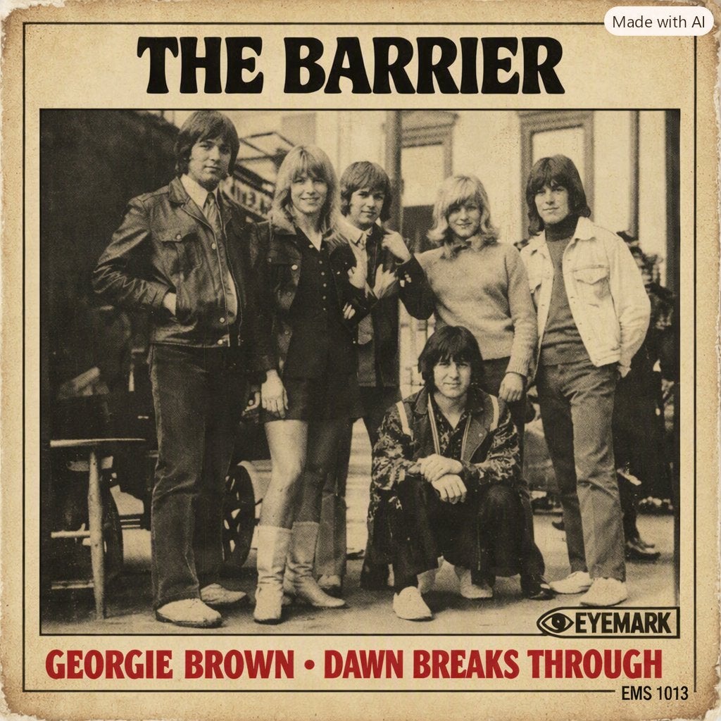 The BARRIER - Georgie Brown / Dawn breaks trough, Gebruikt, 7 inch, Ophalen of Verzenden, Pop
