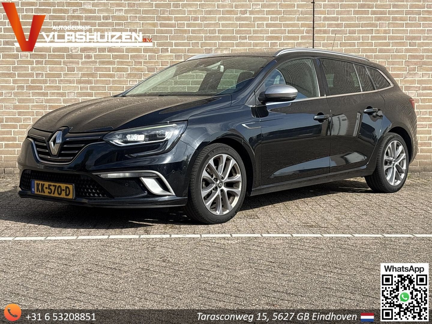 Renault Megane Estate 1.5 dCi GT-Line | Climate | Cruise | N, Auto's, Zwart, Zwart, Bedrijf, 95 g/km