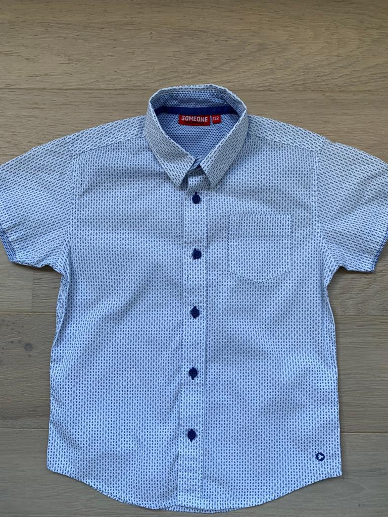 Someone hemdje - maat 122 - zeer goede staat!, Ophalen of Verzenden, Zo goed als nieuw, Jongen, Overhemd of Blouse