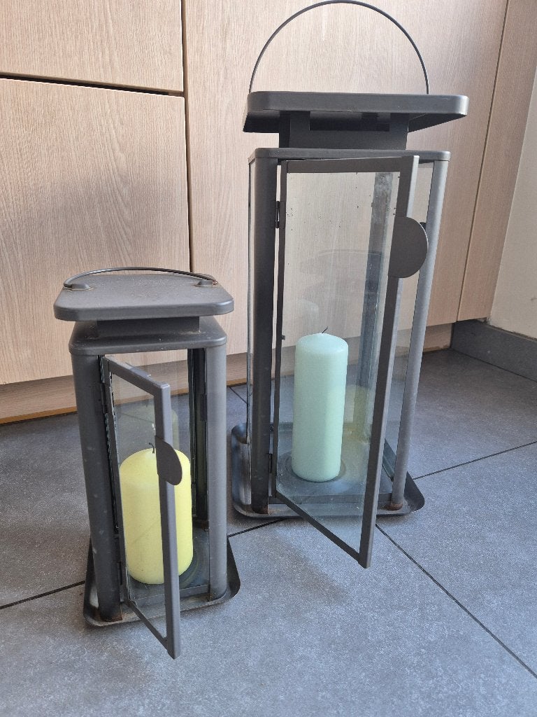 Buitenlampen/ Garden lamps, Jardin & Terrasse, Éclairage extérieur, Enlèvement, Comme neuf, Autres matériaux, Autres types