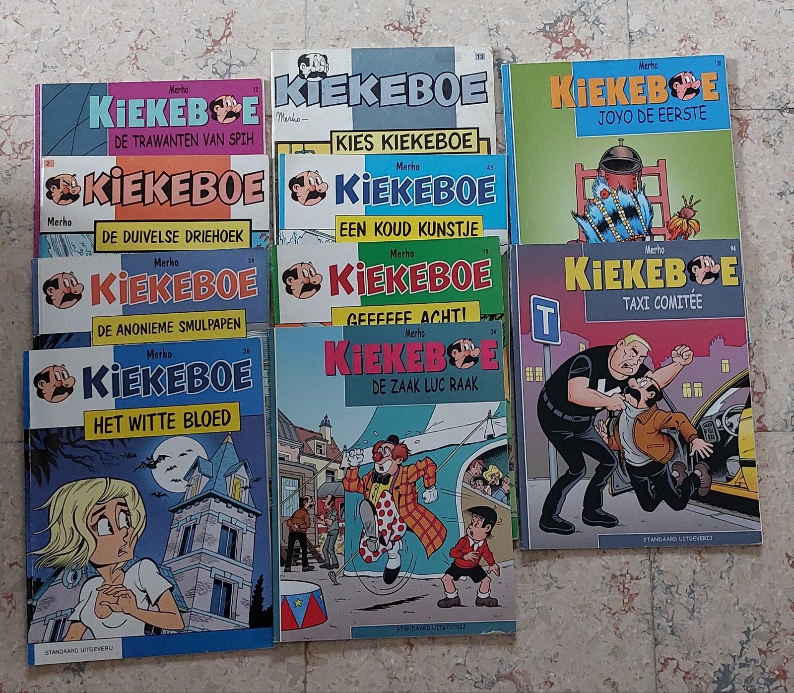 10 stripboeken Kiekeboe, Boeken, Ophalen