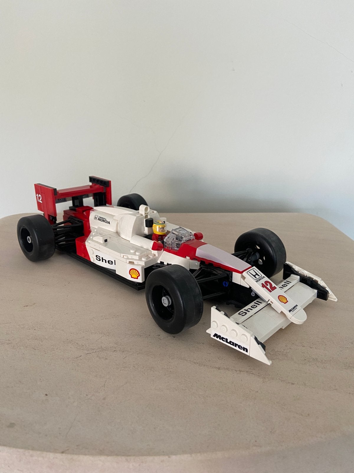 Lego F1 Mclaren MP4/4 Ayrton Senna (10330), Lego, Ophalen of Verzenden, Zo goed als nieuw, Compleet