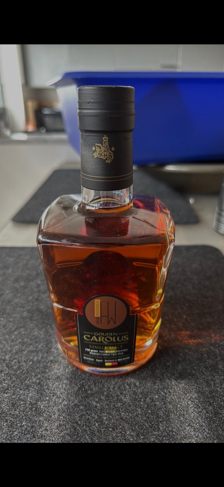 Whisky Windels Gouden Carolus 2025 limited ed, Enlèvement
