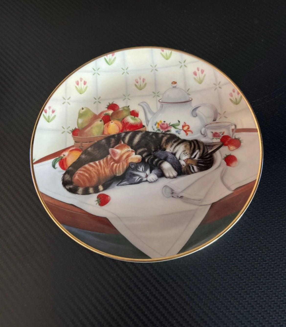 Limed edition franklin mint bord, Antiek en Kunst, Ophalen