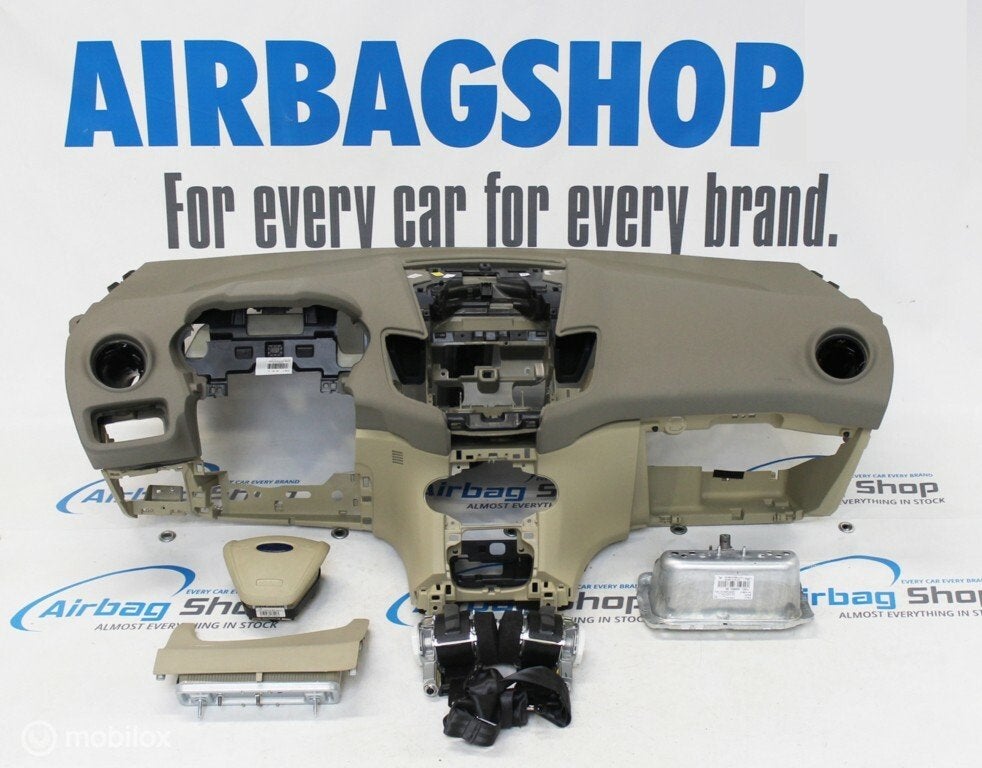 Airbag kit - Tableau de bord beige Ford Fiesta MK7