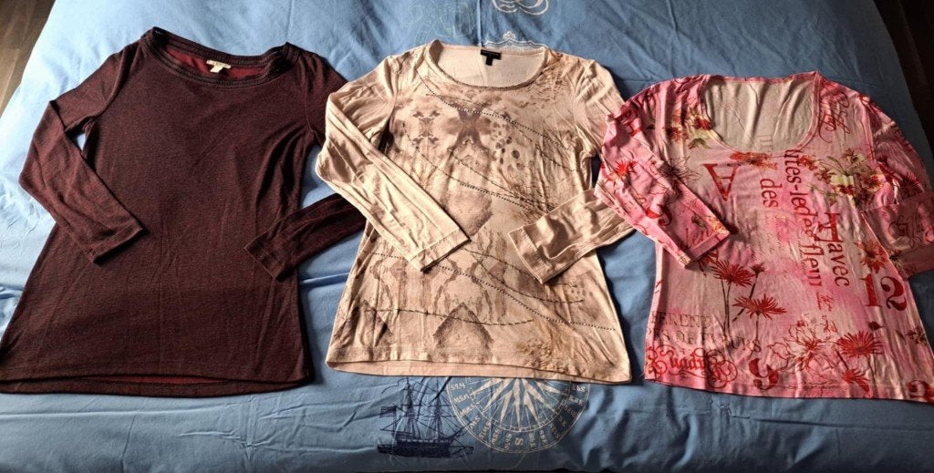 Shirts lange en korte mouw, Esprit, Signature, e.a, mt S, Ophalen of Verzenden, Zo goed als nieuw, Maat 36 (S), Lange mouw
