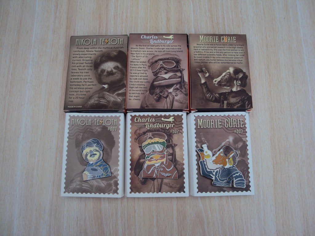 pins:collectible enamel pin-curious creatures, Ophalen of Verzenden, Zo goed als nieuw