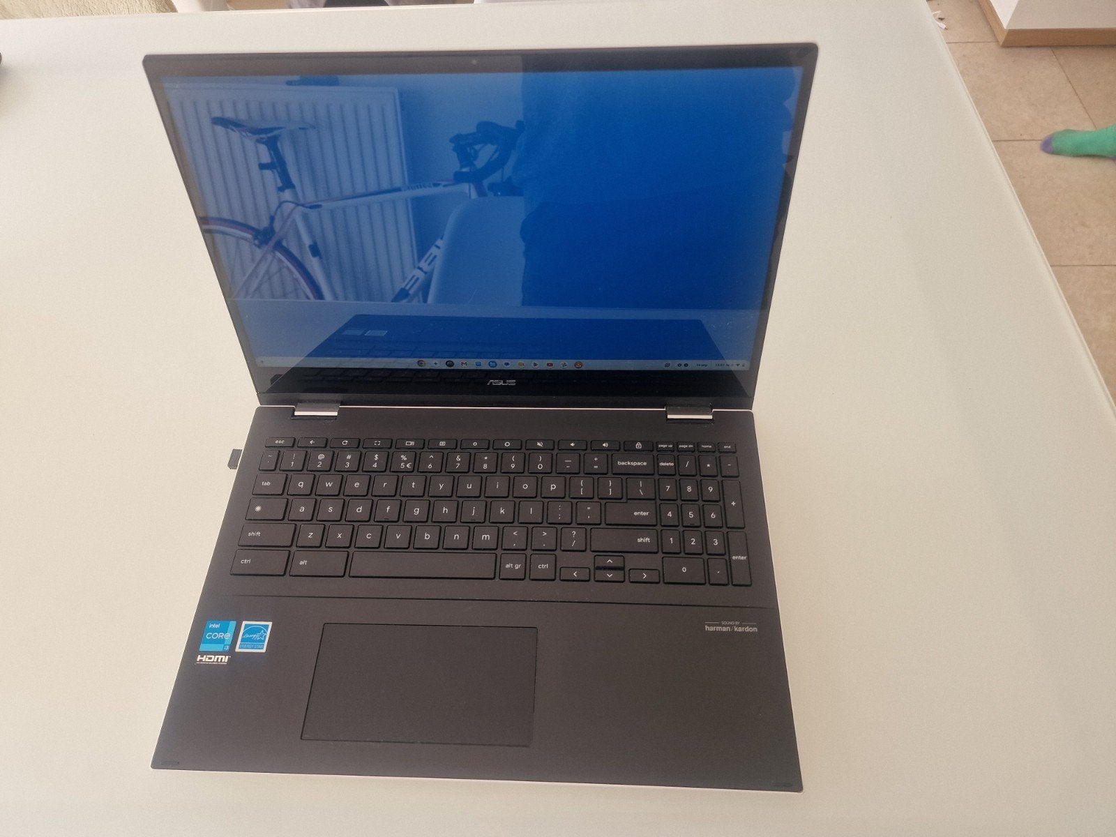 ASUS Chromebook Flip CX5 CX5500 15.6 inch touchscreen scherm, Computers en Software, Ophalen of Verzenden, Zo goed als nieuw, SSD