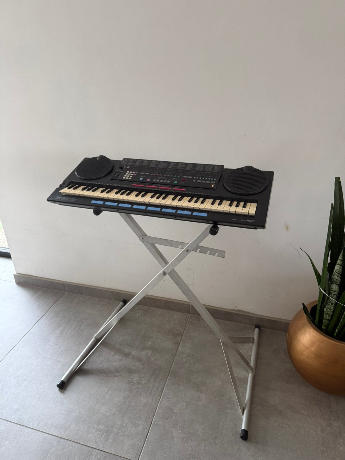 Yamaha PSS-790 PortaSound 80s AWM/Vector Synthesizer Worksta, Muziek en Instrumenten, Ophalen, Gebruikt, Yamaha, Met standaard