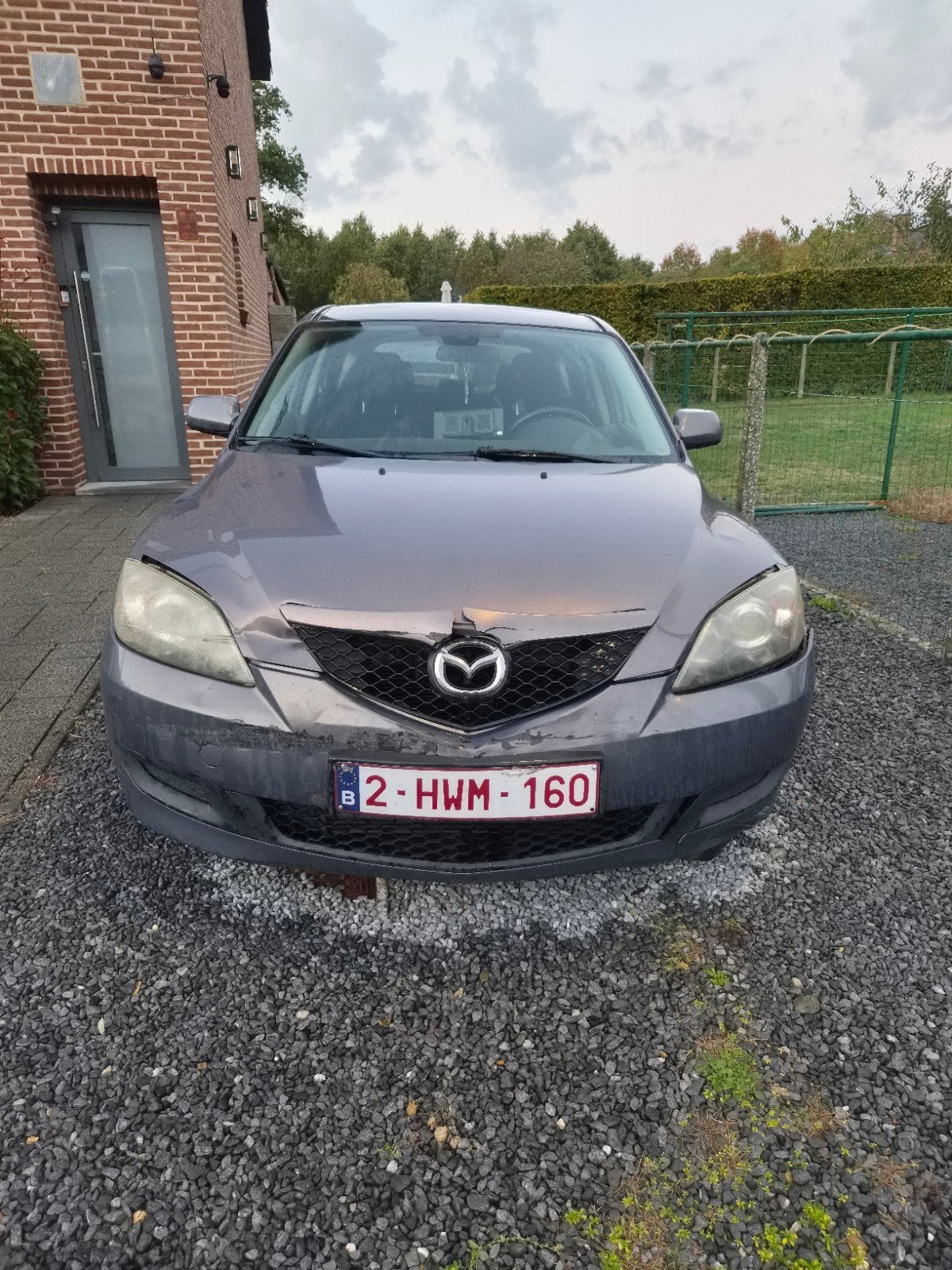 mazda 3 2006, Auto's, Voorwielaandrijving, Stof, Zwart, 4 cilinders