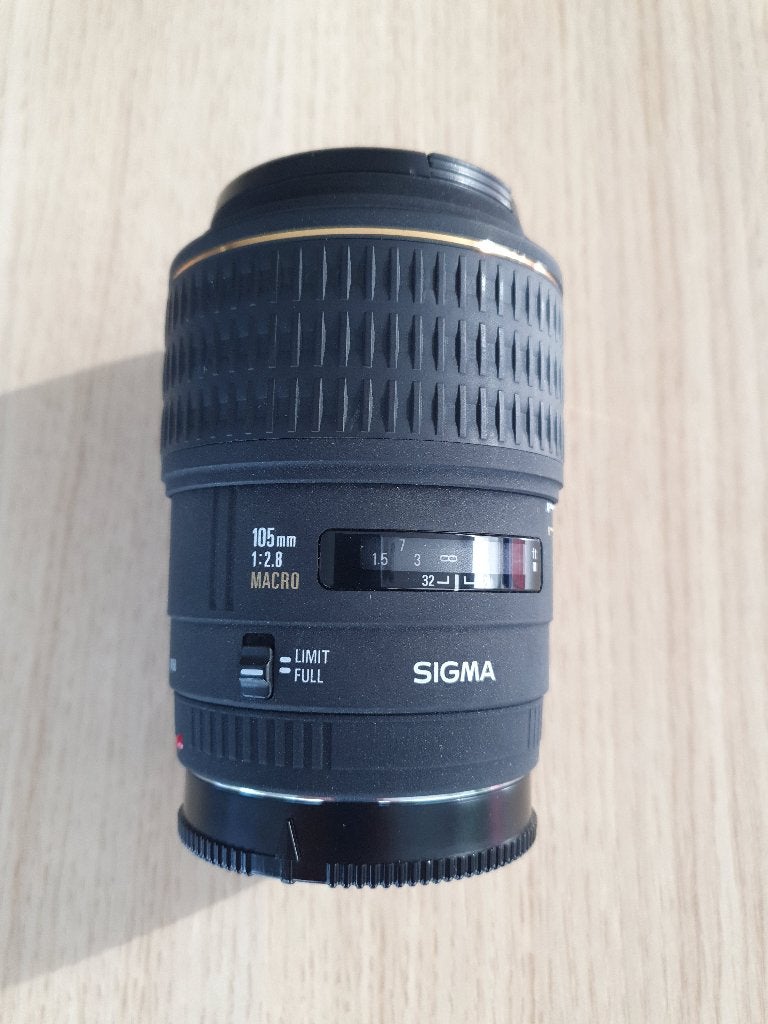 Objectif macro SIGMA 105 mm, TV, Hi-fi & Vidéo, Sigma, Enlèvement ou Envoi, Comme neuf, Autofocus