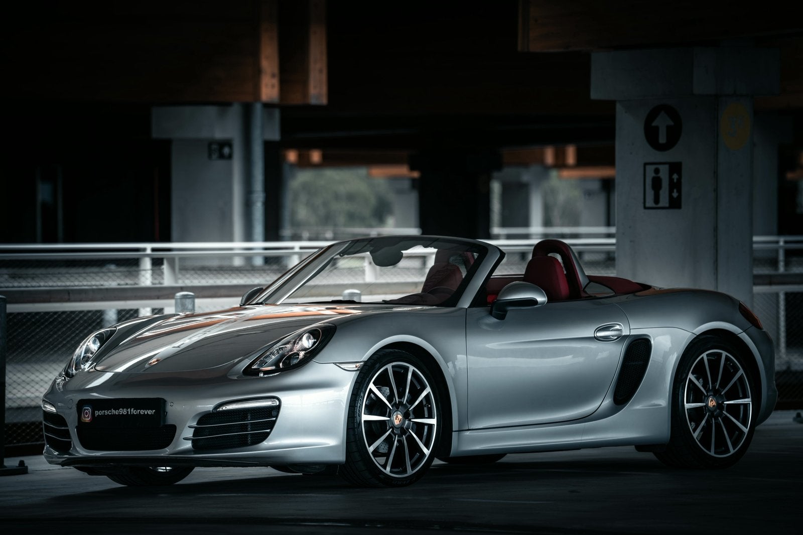 Porsche 981 Boxster 2.7 PDK  GT Silver / Carrera Red !, Auto's, Porsche, Automaat, Achterwielaandrijving, Cabriolet, Leder