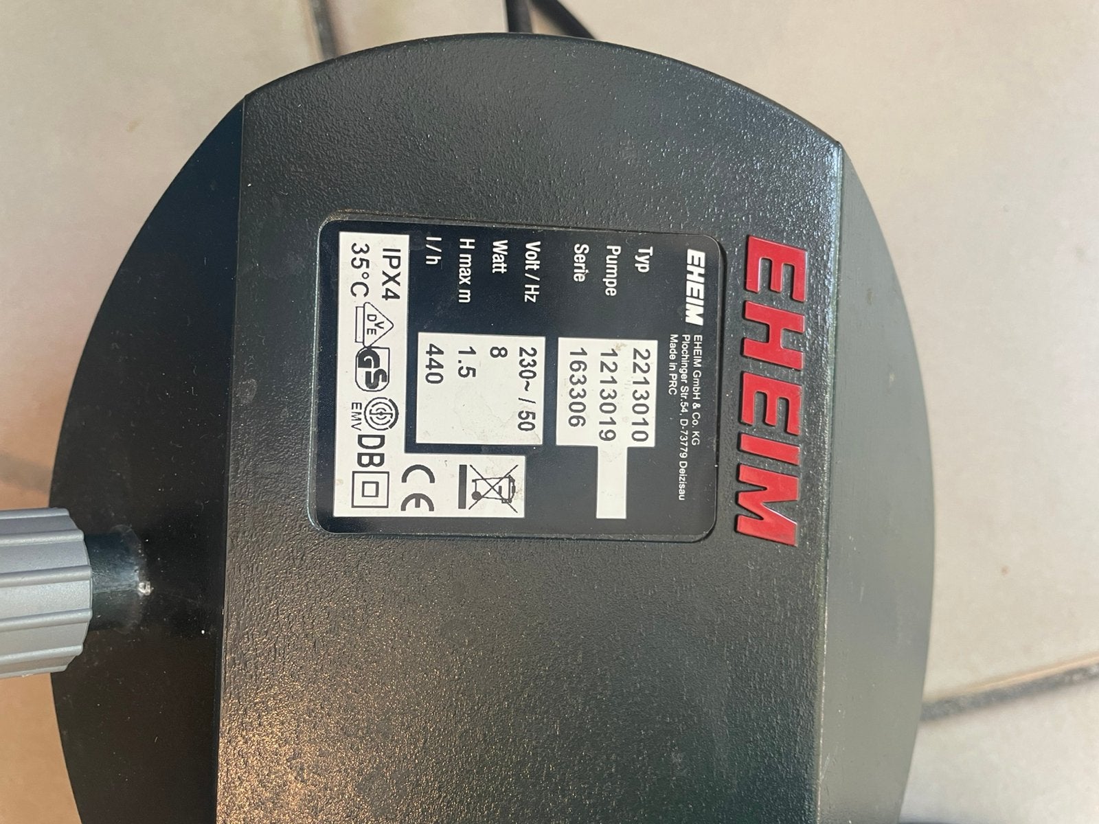 Eheim externe filter aquarium, Dieren en Toebehoren, Ophalen, Gebruikt, Filter, Eheim