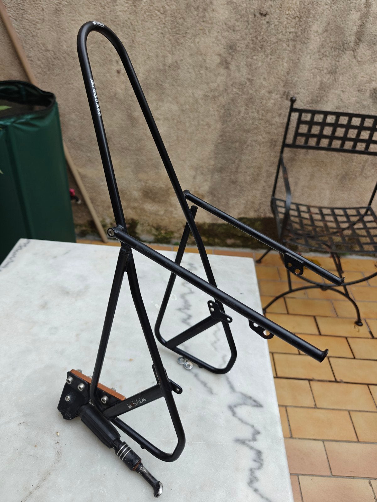 Koga bagagedrager voor de voorfiets, Fietsen en Brommers, Ophalen, Gebruikt