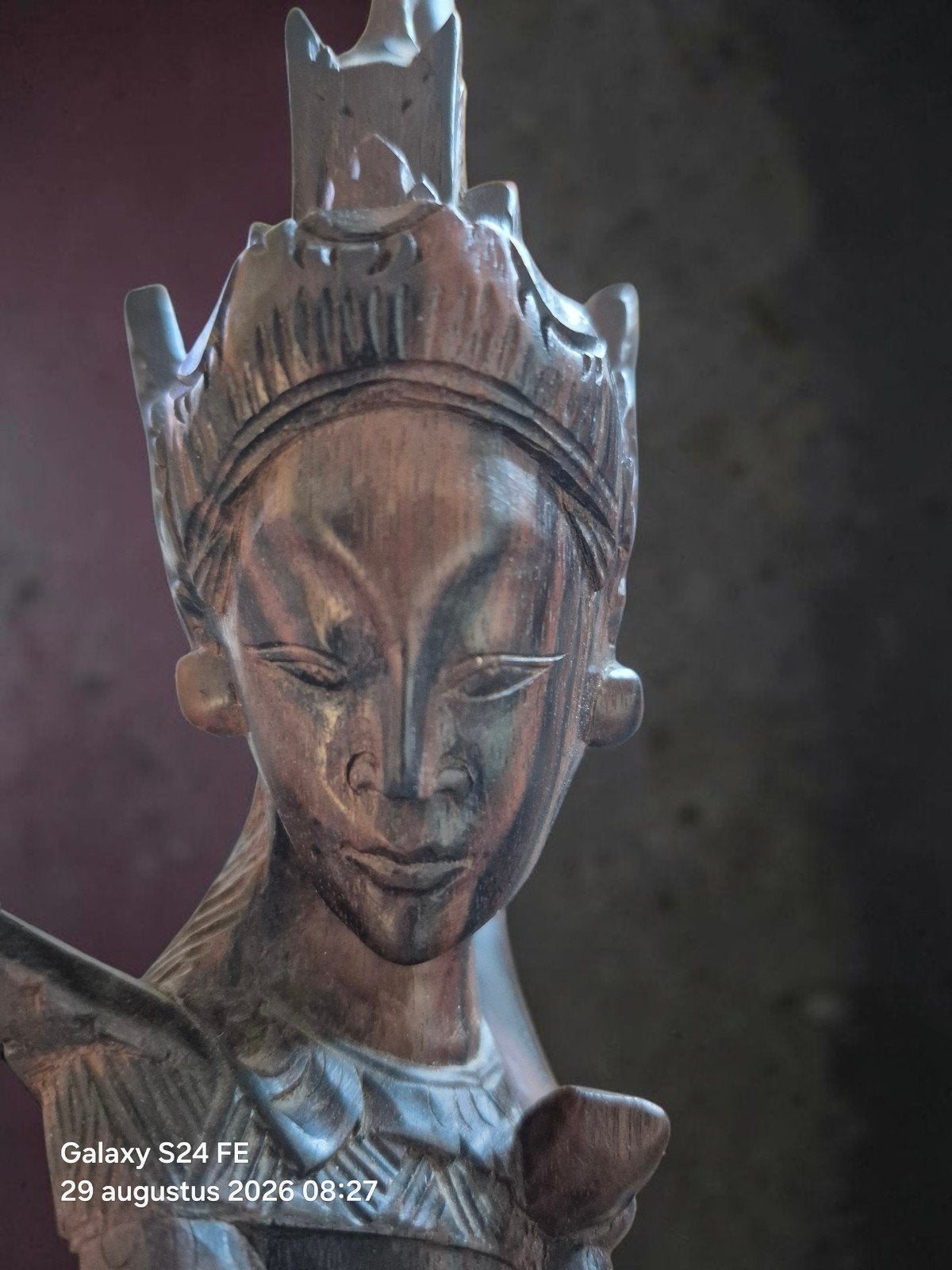 art sur bois, Antiquités & Art, Enlèvement ou Envoi, Bois, Statue
