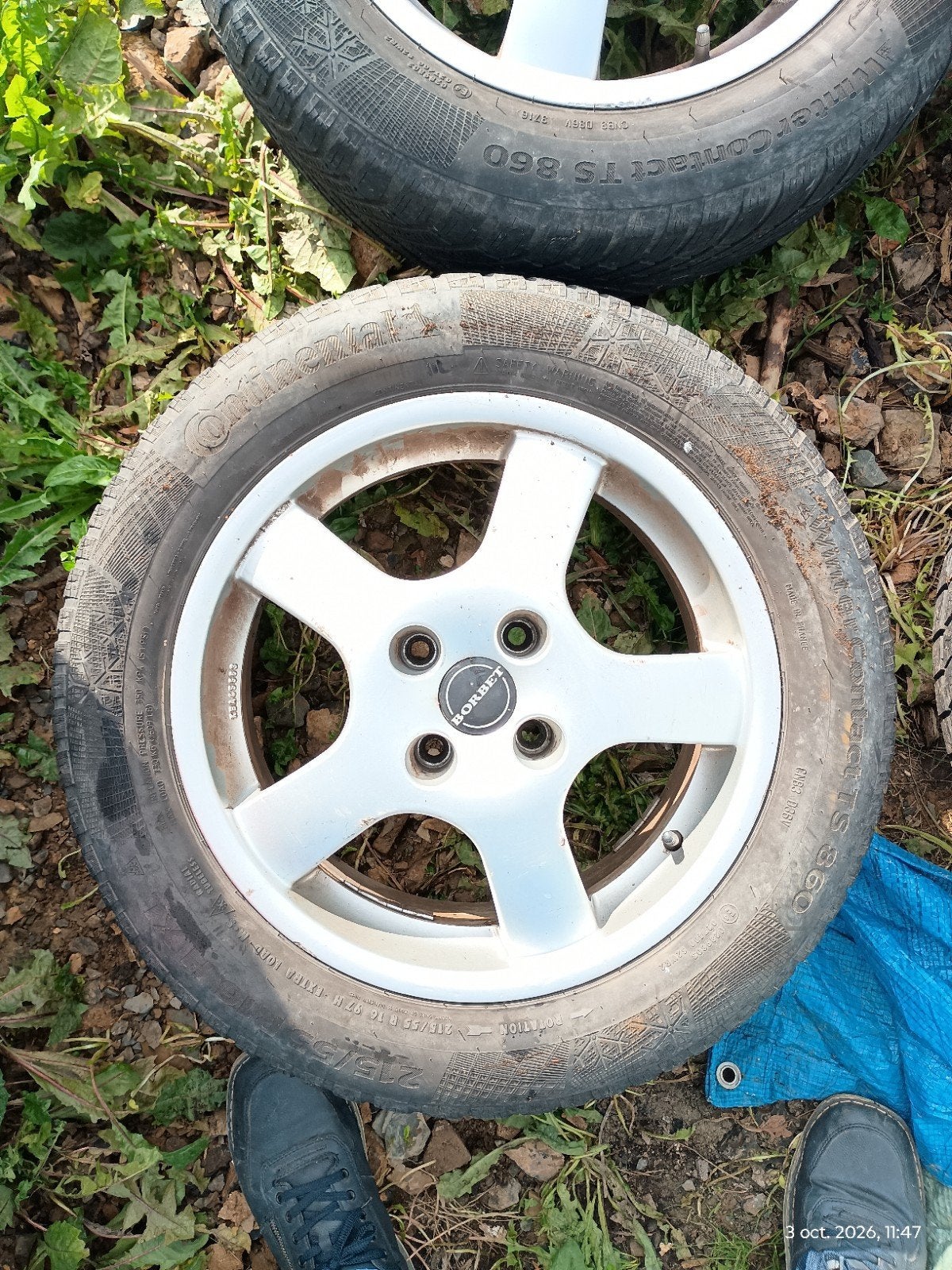 à vendre 4 jantes Citroen C4 Grand Picasso pneus 16", Enlèvement
