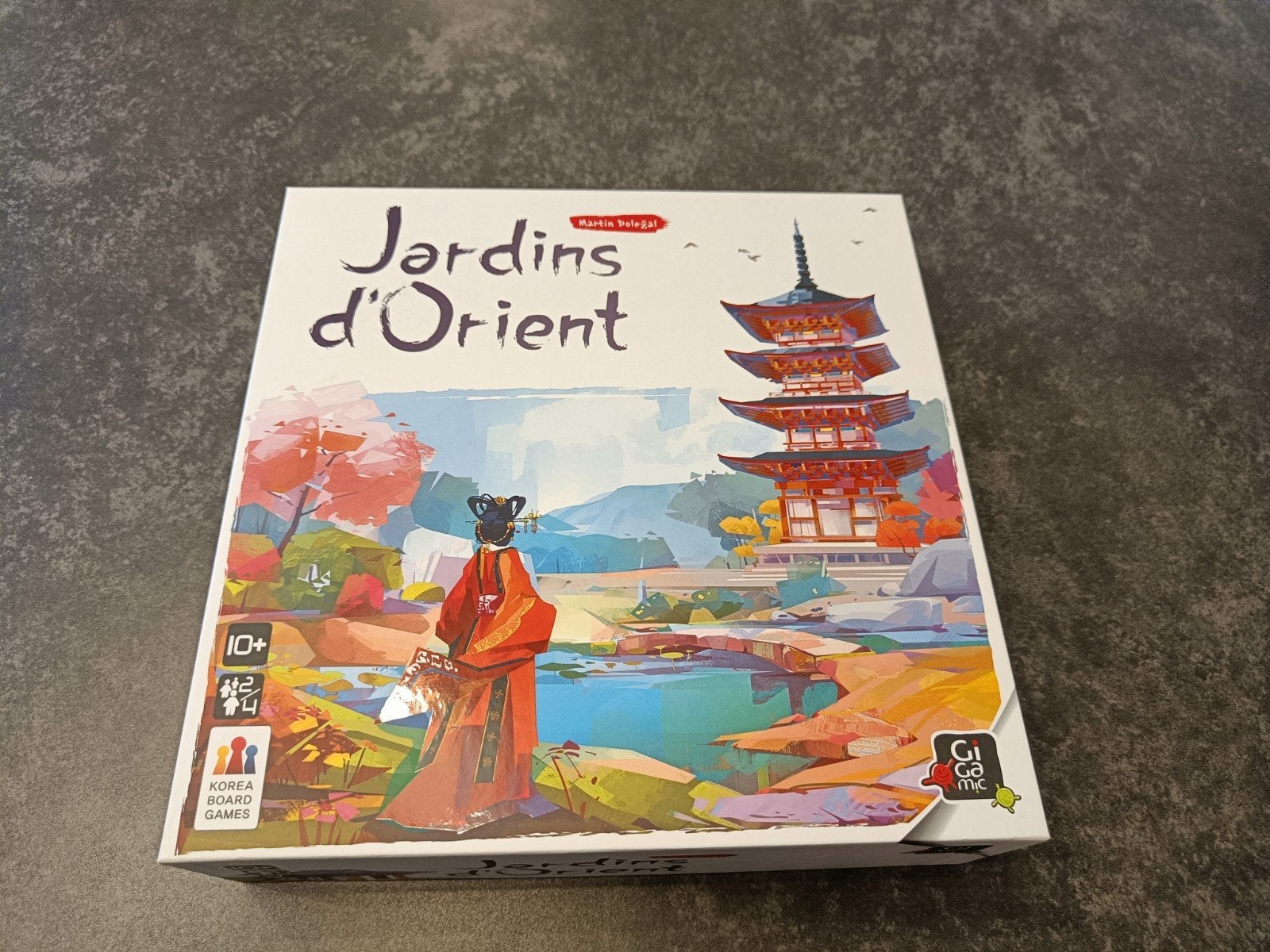 Jardins d'Orient jeu société, Enlèvement