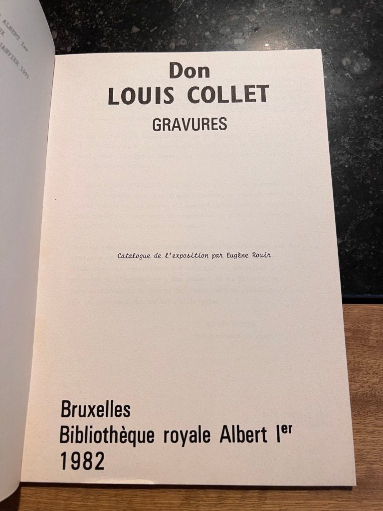 Don Louis Collet - Gravures *1982*, Ophalen of Verzenden, Zo goed als nieuw, Grafische vormgeving