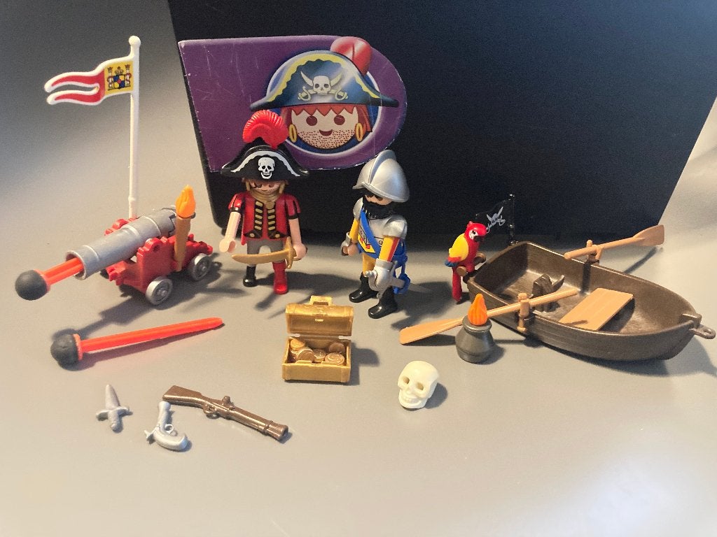 Playmobil 5894 - Valisette pirate et soldat, Ophalen, Gebruikt, Complete set